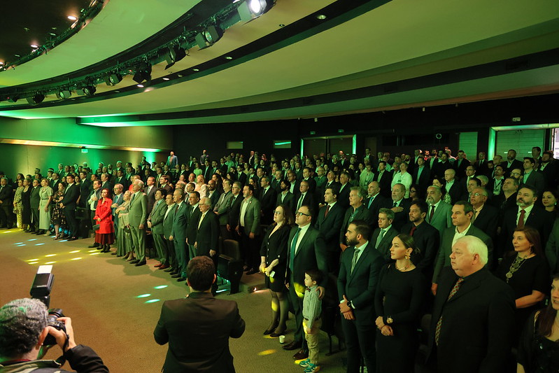 Realizado em Brasília, o evento contou com a participação especial do membro do comitê executivo do GVBus, Murilo Lara, em painel sobre inovação e tecnologia no transporte coletivo, além da entrega da Medalha do Mérito do Transporte Urbano Brasileiro a Anderson Guimarães Lopes, que também representa o Sistema Transcol.