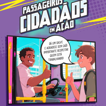 Lançada nas redes sociais do GVBus, campanha “Passageiros Cidadãos em Ação” foi criada, especialmente, para jovens que andam de ônibus.