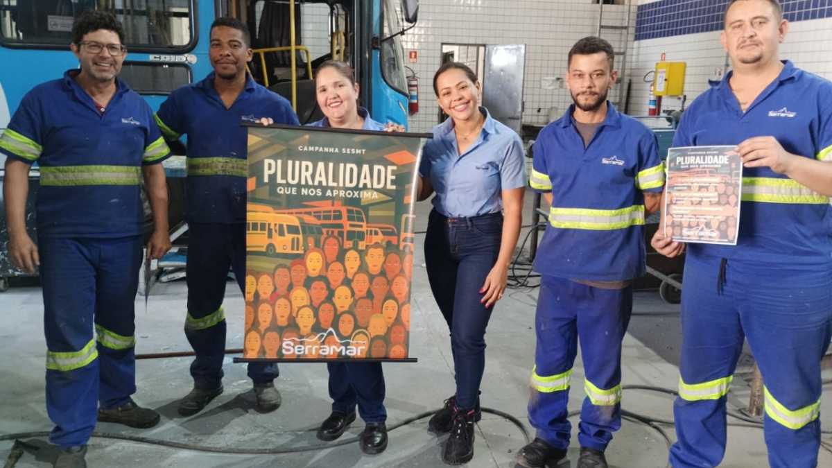 Serramar Transporte Coletivo promove campanha interna sobre pluralidade, reforçando que o respeito às diferenças é essencial para uma convivência mais harmoniosa no ambiente de trabalho. Iniciativa foi direcionada aos colaboradores da empresa.