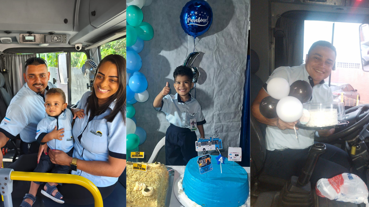 Três histórias mostram que o Transcol é muito mais que transporte. Já virou tema de festa de aniversário, cenário de comemoração dentro do ônibus e até motivo de surpresa para motorista. Histórias tão especiais que chamaram a atenção da imprensa e provam que o ônibus tem um lugar especial na vida de quem vive e se identifica com o Sistema.