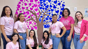 No mês da conscientização sobre o câncer de mama, empresas do Sistema Transcol realizam ações voltadas às colaboradoras para reforçar a importância do autocuidado. Nas redes do GVBus, a campanha também alcança as passageiras. Estimativa é de 73 mil novos casos da doença por ano no Brasil, segundo o INCA.