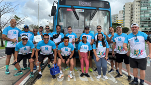 No Sistema Transcol, o movimento não para, e não é só nos ônibus, não! As empresas operadoras têm incentivado seus colaboradores a colocarem o corpo em ação, seja nas corridas de rua, no futebol ou nas caminhadas em grupo. Tudo isso com um objetivo em comum: cuidar da saúde e promover bem-estar dentro e fora do trabalho.