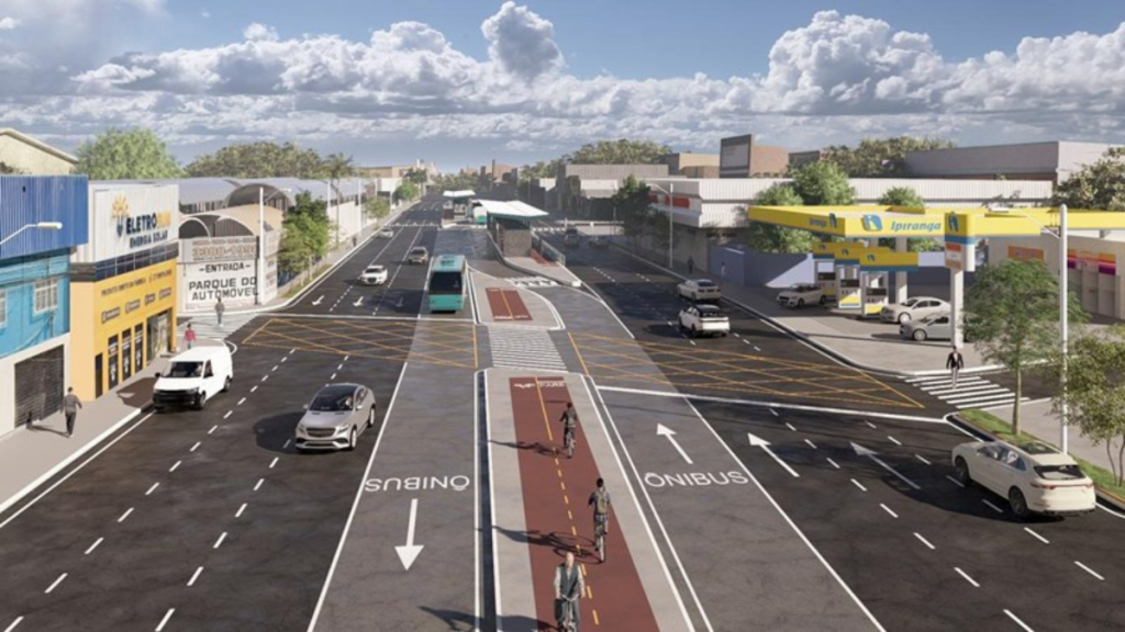 Obra do Expresso GV prevê a construção de um corredor exclusivo de ônibus do tipo BRT, que ligará Cariacica a Vila Velha. Serão 7 quilômetros de faixa exclusiva, que irá reduzir o tempo de deslocamento para quem utiliza o Sistema Transcol. 