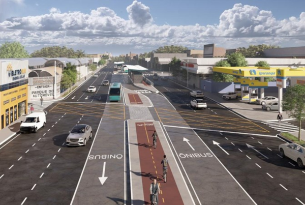 Obra do Expresso GV prevê a construção de um corredor exclusivo de ônibus do tipo BRT, que ligará Cariacica a Vila Velha. Serão 7 quilômetros de faixa exclusiva, que irá reduzir o tempo de deslocamento para quem utiliza o Sistema Transcol.