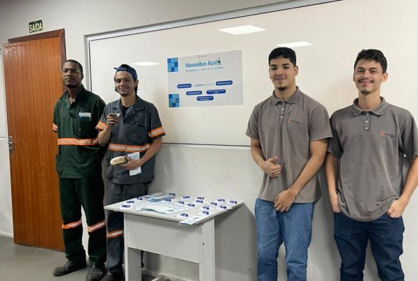 Com palestras, conversas e ações de conscientização em todas as empresas operadoras do Sistema Transcol, a campanha Novembro Azul reforçou a importância do diagnóstico precoce do câncer de próstata e do cuidado integral com a saúde do homem.