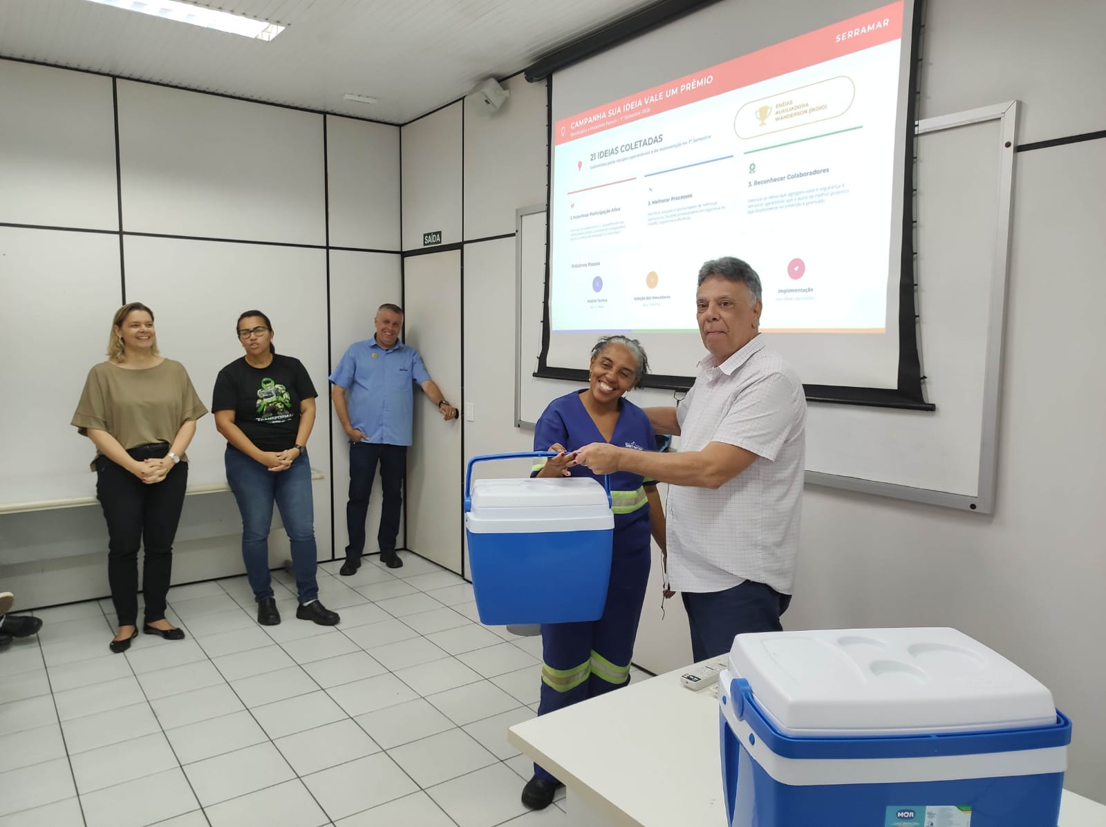 Na Serramar, uma das operadoras do Sistema Transcol, boas ideias podem virar melhorias para a empresa e render premiação aos colaboradores. A próxima edição da campanha será em novembro.